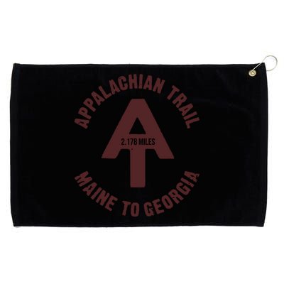 Appalachian Trail T Shirt Vintage Hiking Camping T Shirt Grommeted Golf Towel