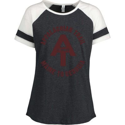 Appalachian Trail T Shirt Vintage Hiking Camping T Shirt Enza Ladies Jersey Colorblock Tee