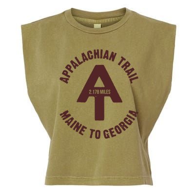 Appalachian Trail T Shirt Vintage Hiking Camping T Shirt Garment-Dyed Women's Muscle Tee