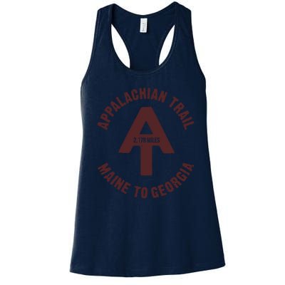 Appalachian Trail T Shirt Vintage Hiking Camping T Shirt Women's Racerback Tank