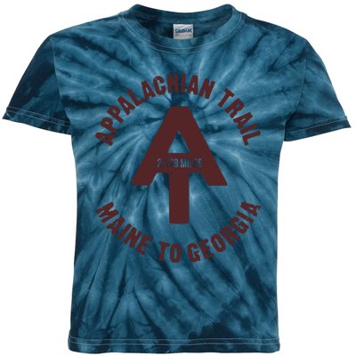 Appalachian Trail T Shirt Vintage Hiking Camping T Shirt Kids Tie-Dye T-Shirt