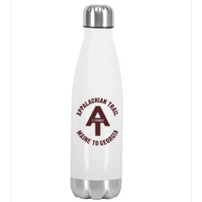 Appalachian Trail T Shirt Vintage Hiking Camping T Shirt Stainless Steel Insulated Water Bottle