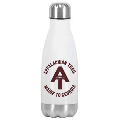 Appalachian Trail T Shirt Vintage Hiking Camping T Shirt Stainless Steel Insulated Water Bottle