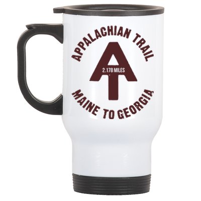 Appalachian Trail T Shirt Vintage Hiking Camping T Shirt Stainless Steel Travel Mug