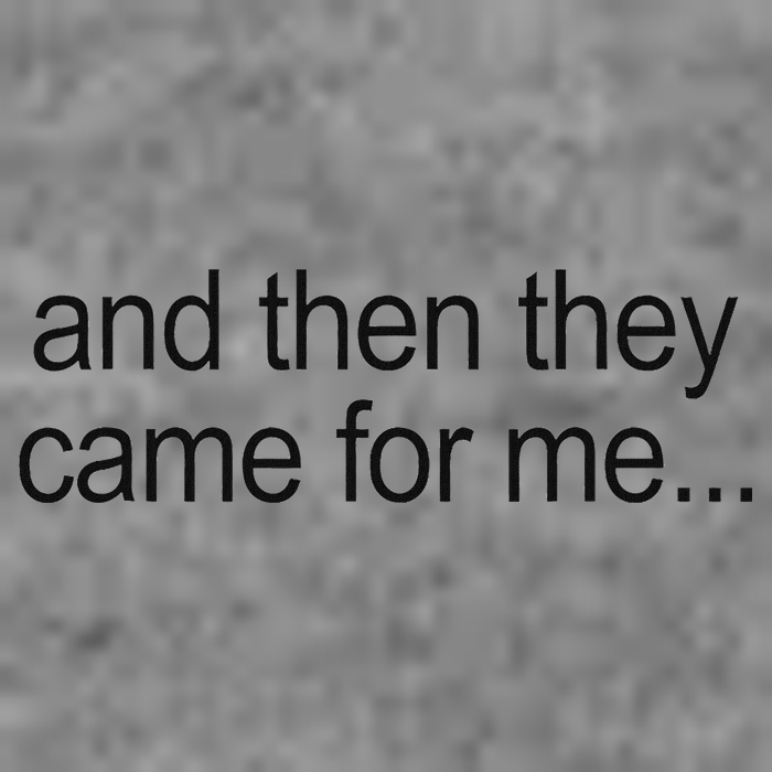 And Then They Came For Me Tall Sweatshirt