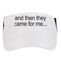 And Then They Came For Me Adult Drive Performance Visor