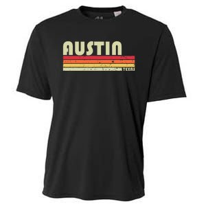 Austin Tx Texas Funny City Home Roots Gift Retro 70s 80s Cooling Performance Crew T-Shirt