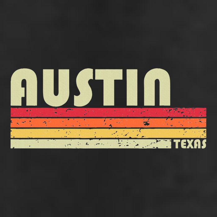 Austin Tx Texas Funny City Home Roots Gift Retro 70s 80s 11oz C Handle Ceramic Mug