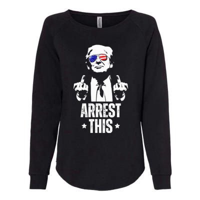 Arrest This Trump Fingers Pro Trump 2024 Rally Shoot Pa Womens California Wash Sweatshirt