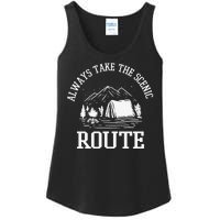 Always Take The Scenic Route Ladies Essential Tank