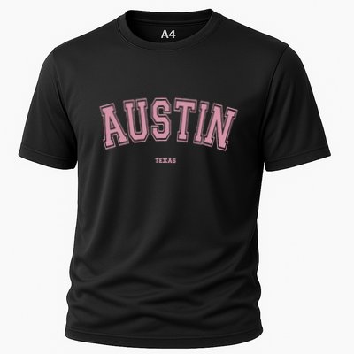 Austin Texas Tx Varsity Style On Austin Performance Shirt