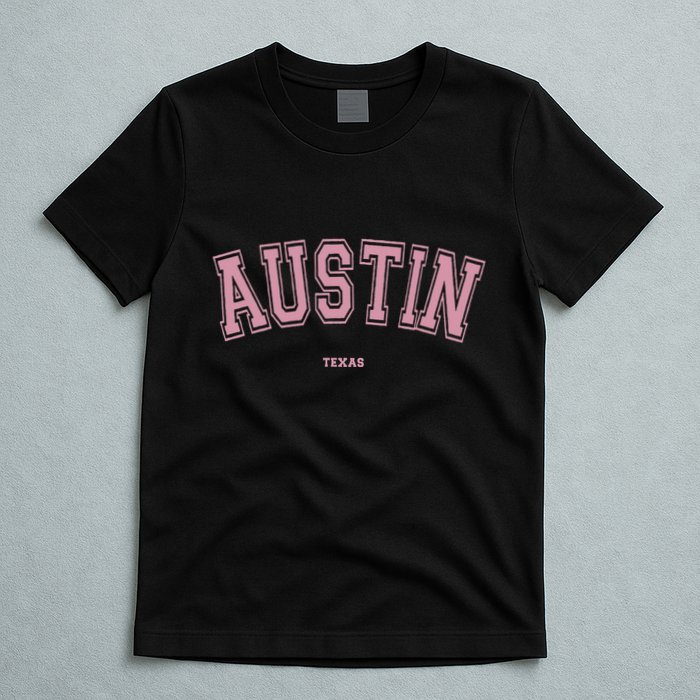 Austin Texas Tx Varsity Style On Austin T-Shirt