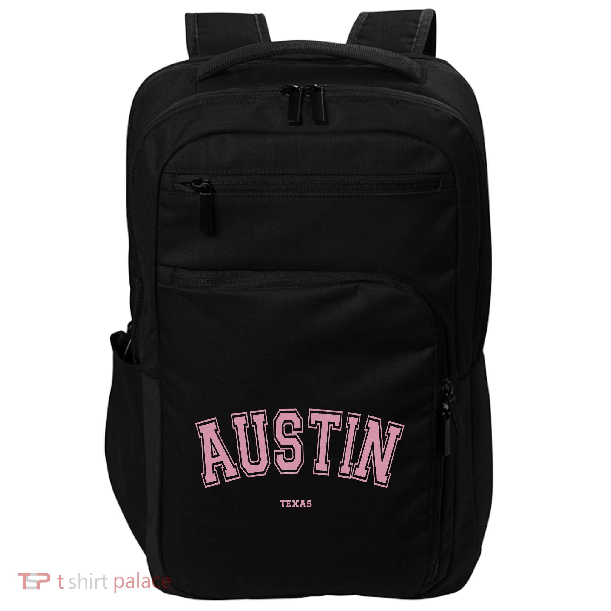 Austin Texas Tx Varsity Style On Austin Impact Tech Backpack
