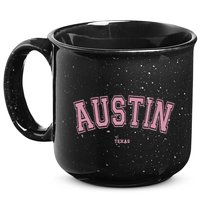 Austin Texas Tx Varsity Style On Austin 15oz Campfire Ceramic Mug
