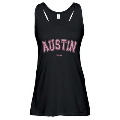 Austin Texas Tx Varsity Style On Austin Ladies Essential Flowy Tank