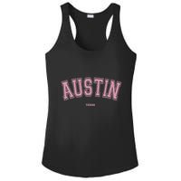 Austin Texas Tx Varsity Style On Austin Ladies PosiCharge Competitor Racerback Tank