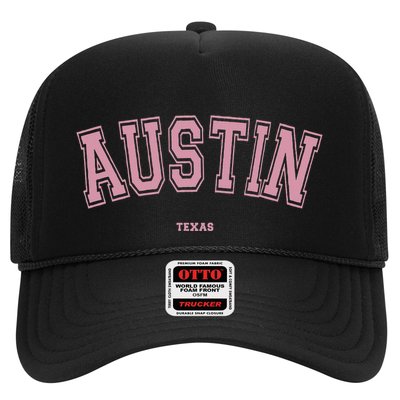 Austin Texas Tx Varsity Style On Austin Trucker Hat