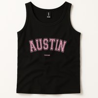 Austin Texas Tx Varsity Style On Austin Tank Top