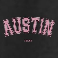 Austin Texas Tx Varsity Style On Austin Microfiber Hand Towel