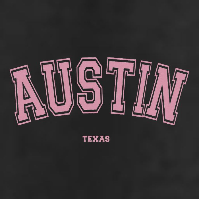 Austin Texas Tx Varsity Style On Austin Microfiber Hand Towel