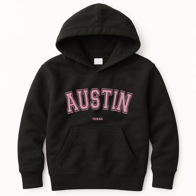 Austin Texas Tx Varsity Style On Austin Kids Hoodie