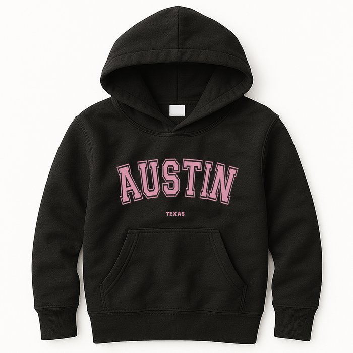 Austin Texas Tx Varsity Style On Austin Kids Hoodie