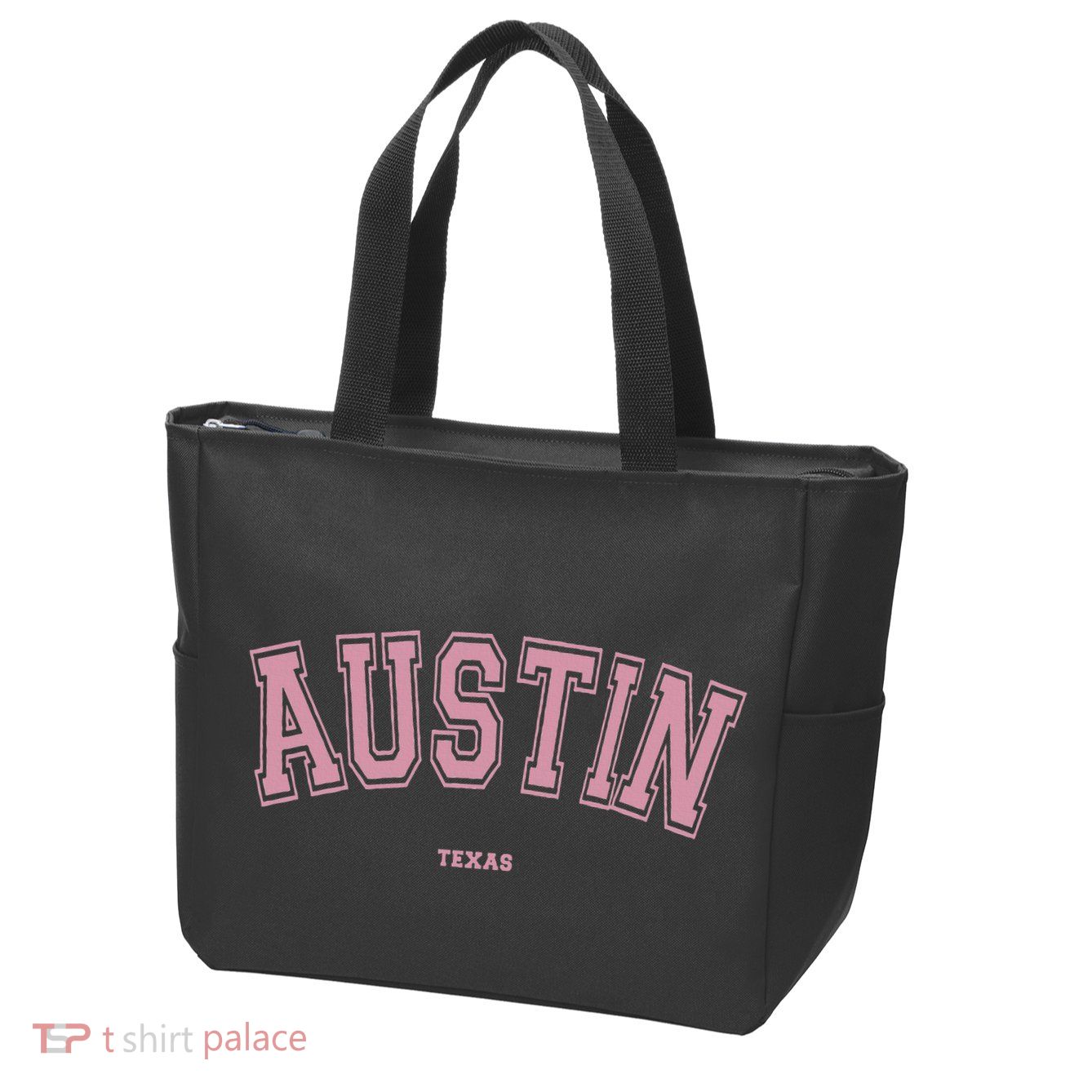 Austin Texas Tx Varsity Style On Austin Zip Tote Bag