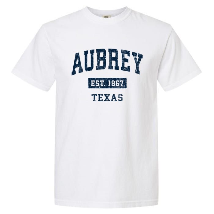 Aubrey Texas Tx Vintage Sports Established Garment-Dyed Heavyweight T-Shirt