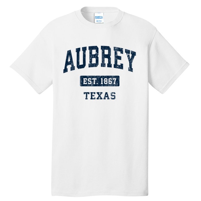 Aubrey Texas Tx Vintage Sports Established Tall T-Shirt