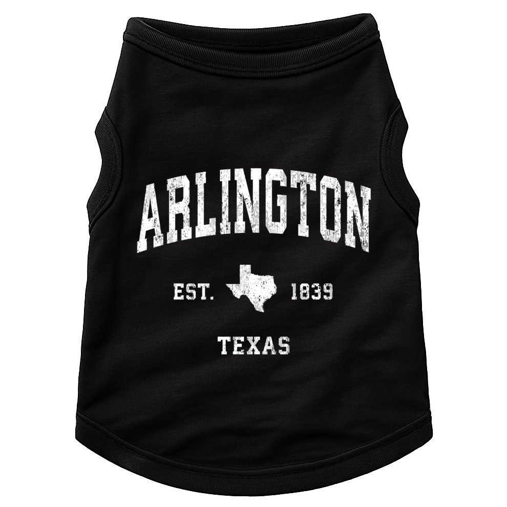 Arlington Texas Tx Vintage Athletic Doggie Tank