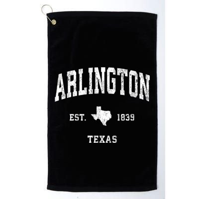 Arlington Texas Tx Vintage Athletic Golf Towel