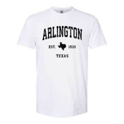 Arlington Texas Tx Vintage Athletic Softstyle® CVC T-Shirt