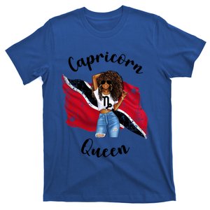 Afro Trinidad Tobago Capricorn Queen African Patriotic Flag Cute Gift T-Shirt