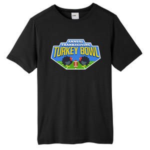 Annual Thanksgiving Turkey Bowl Football Game Team Meaningful Gift Tall Fusion ChromaSoft Performance T-Shirt