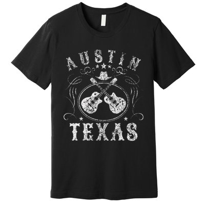 Austin Texas Travel Vintage Premium T-Shirt