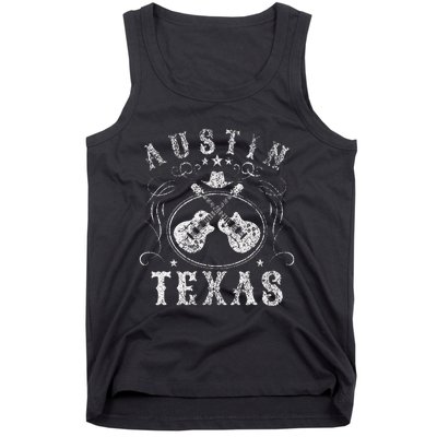 Austin Texas Travel Vintage Tank Top