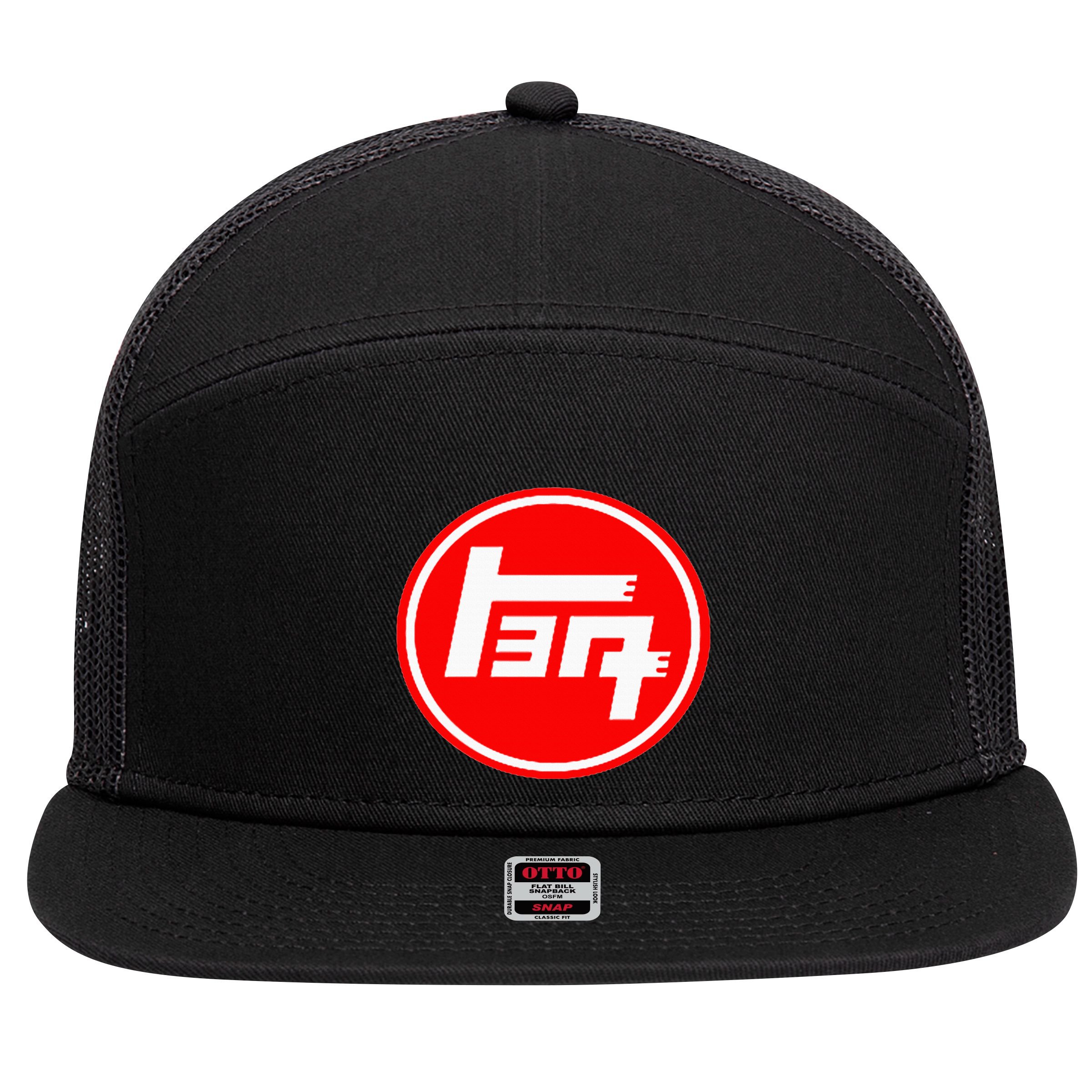 Automotive Trd Teq Jdm 7 Panel Mesh Trucker Snapback Hat