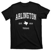 Arlington Texas Tx Vintage Athletic Established Sports Design T-Shirt