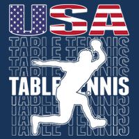 America Table Tennis Fans Jersey American Flag Ping Pong Art Premium Toddler Hoodie