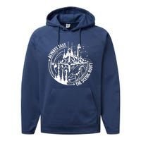 Always Take The Scenic Route Performance Fleece Hoodie