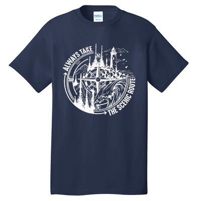 Always Take The Scenic Route Tall T-Shirt