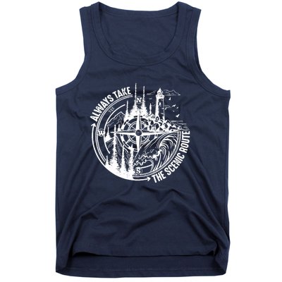 Always Take The Scenic Route Tank Top