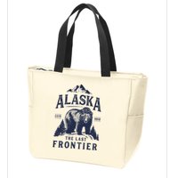 Alaska T The Last Frontier Bear Home Gifts Zip Tote Bag