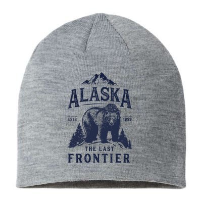 Alaska T The Last Frontier Bear Home Gifts Sustainable Beanie