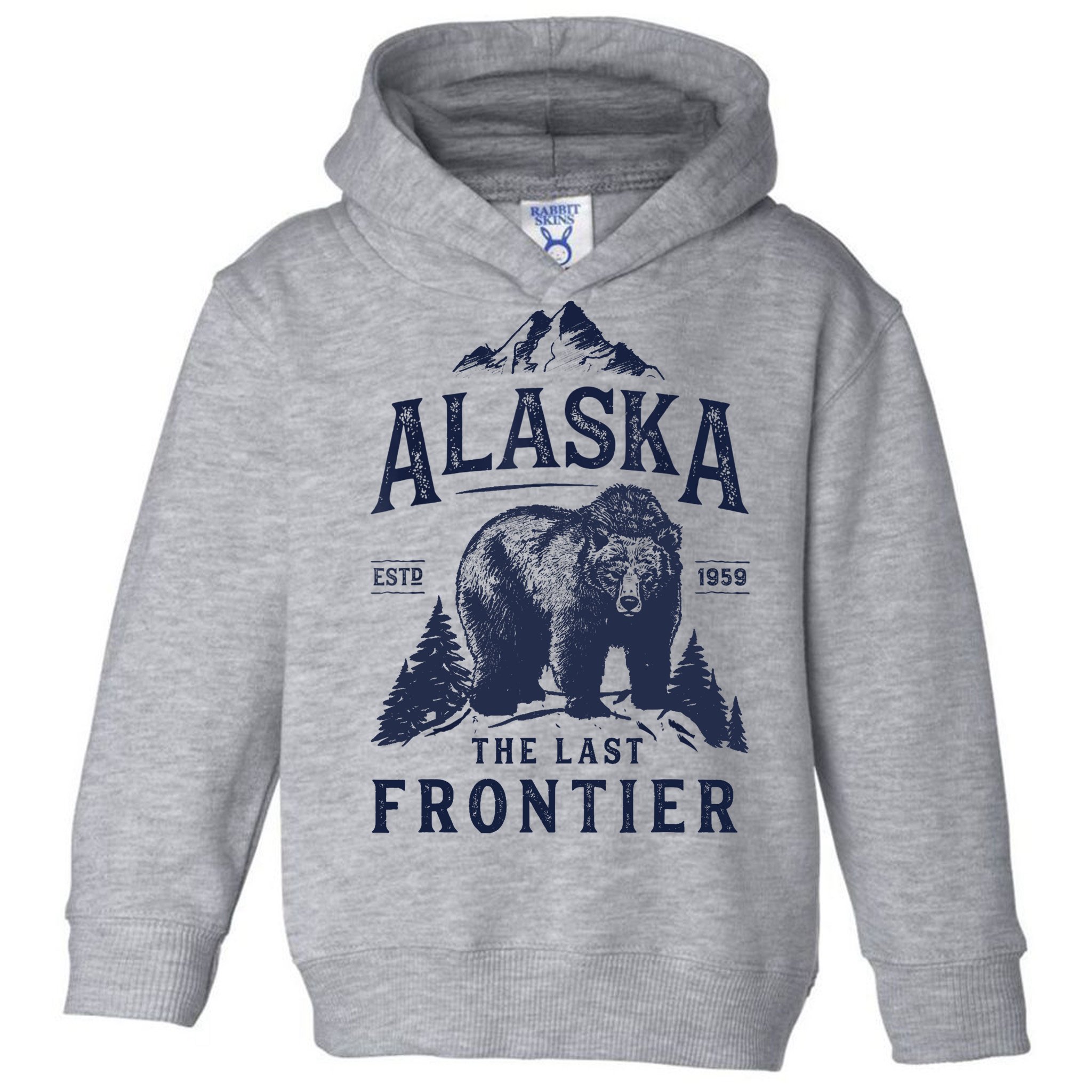 Alaska T The Last Frontier Bear Home Gifts Toddler Hoodie