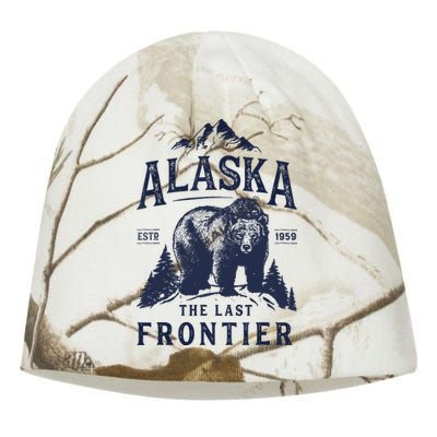 Alaska T The Last Frontier Bear Home Gifts Kati - Camo Knit Beanie