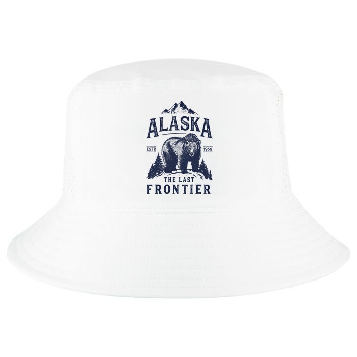 Alaska T The Last Frontier Bear Home Gifts Cool Comfort Performance Bucket Hat