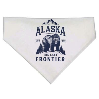 Alaska T The Last Frontier Bear Home Gifts USA-Made Doggie Bandana