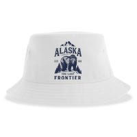 Alaska T The Last Frontier Bear Home Gifts Sustainable Bucket Hat