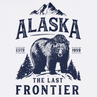 Alaska T The Last Frontier Bear Home Gifts Bucket Hat